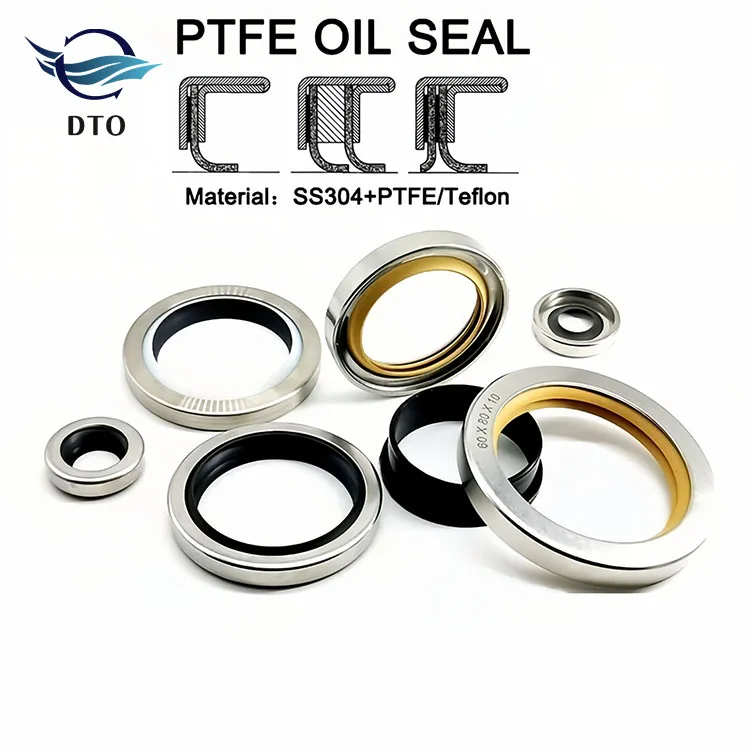 DTO High Temperture Resistant PTFE Air Compressor Oil Seal From China Supplier 60*80*10