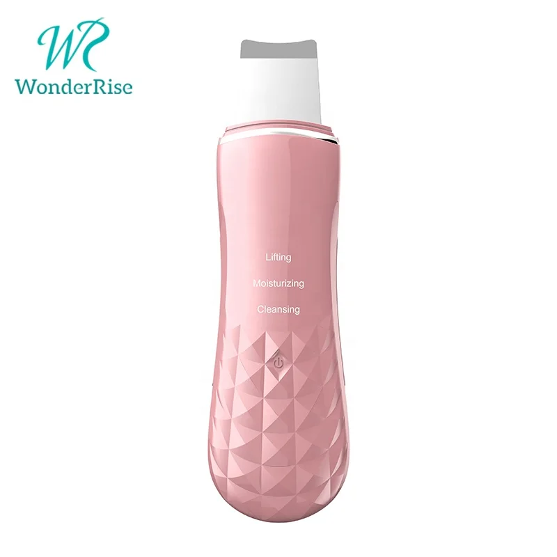 New Trending Peeling Facial Spatula Blackhead Removal Heated Ultrasonic Facial Skin Scrubber