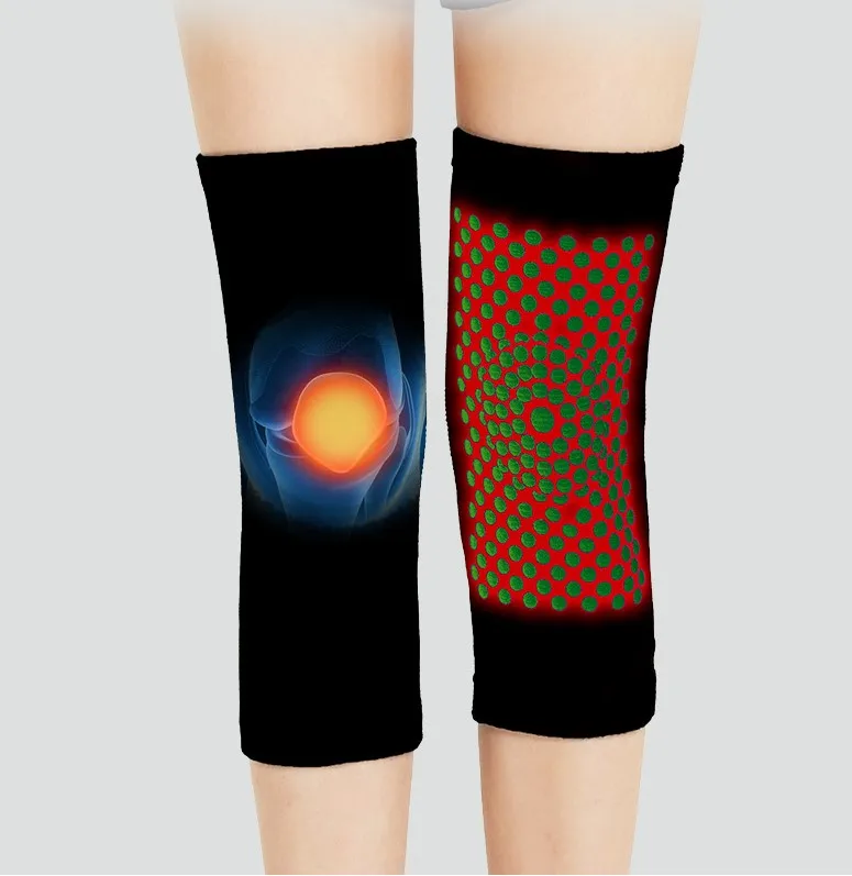 Self Heating wormwood Warm Knee sleeve Knee Brace for Arthritis Joint Pain Relief  Injury Recovery Belt Knee Massager