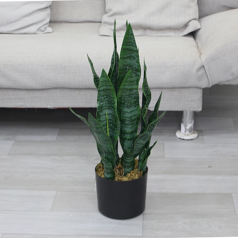 Искусственное растение sansevieria для украшения помещений оптом