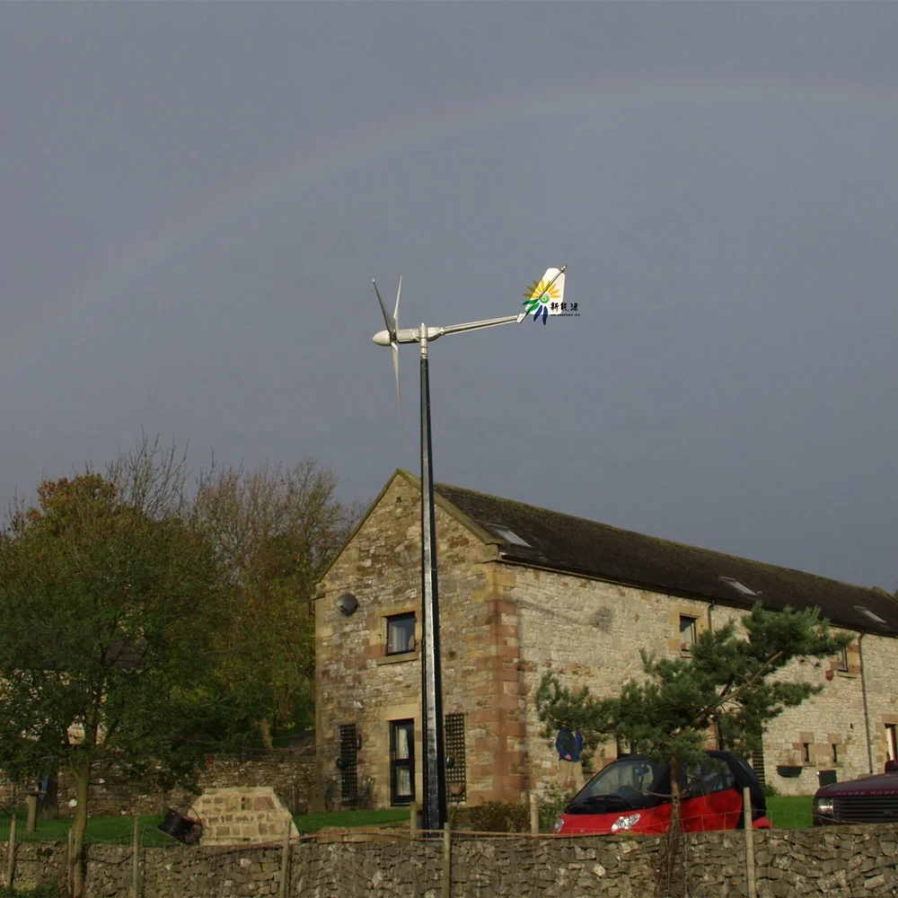 Smart 2kw Wind Generator Kit 3 Pcs 1.55m FRB Blades 24v 48v 96v 120v 240v 300v 360v 500v