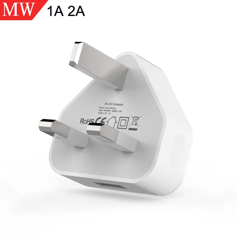 
High Speed USB Wall Adapter For iphone UK Plug Charger 