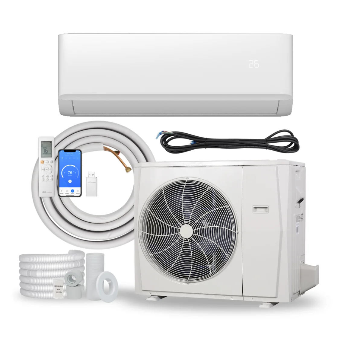 USA Market R410A Mini Split Ductless Air Conditioning Home Appliance Split Type Air Conditioner Wall Mounted Aire Acondicionados