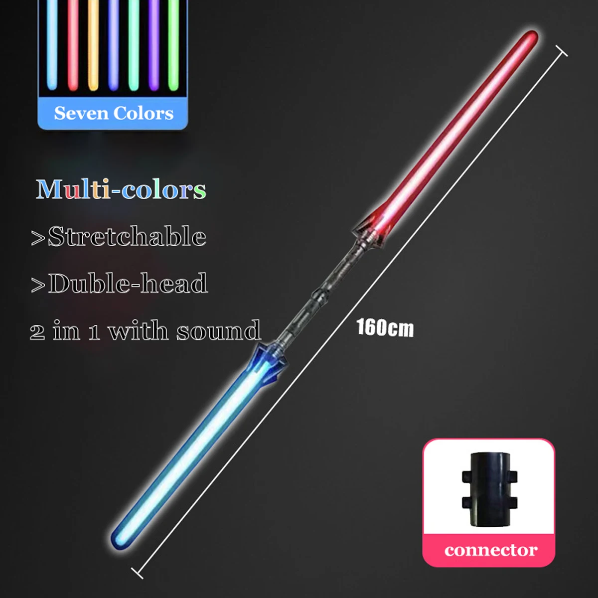 Ready Stock Light Up Toy Neon Party Concert Toys Glow Stick LED Diad Luminous Toy Sword Lightsaber