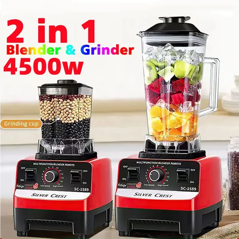 Big Capacity 2 in 1 commercial industrial fruits blender machine mixer multifunctional blender for vegetable