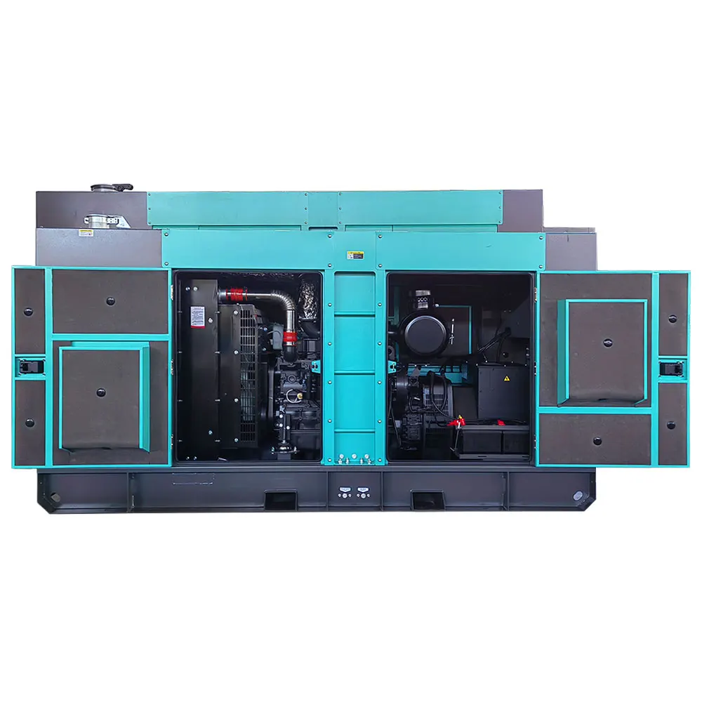 Silent 160kw/200kva Power Generator Diesel power by perkin-s Engine 1106A-70TAG4 large power diesel Generator 200 KVA