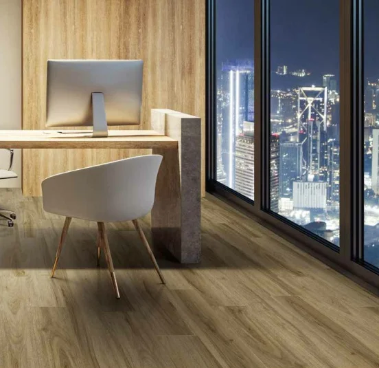 OEM Production available LUXURY Flooring CONCRETE  PVC TILE