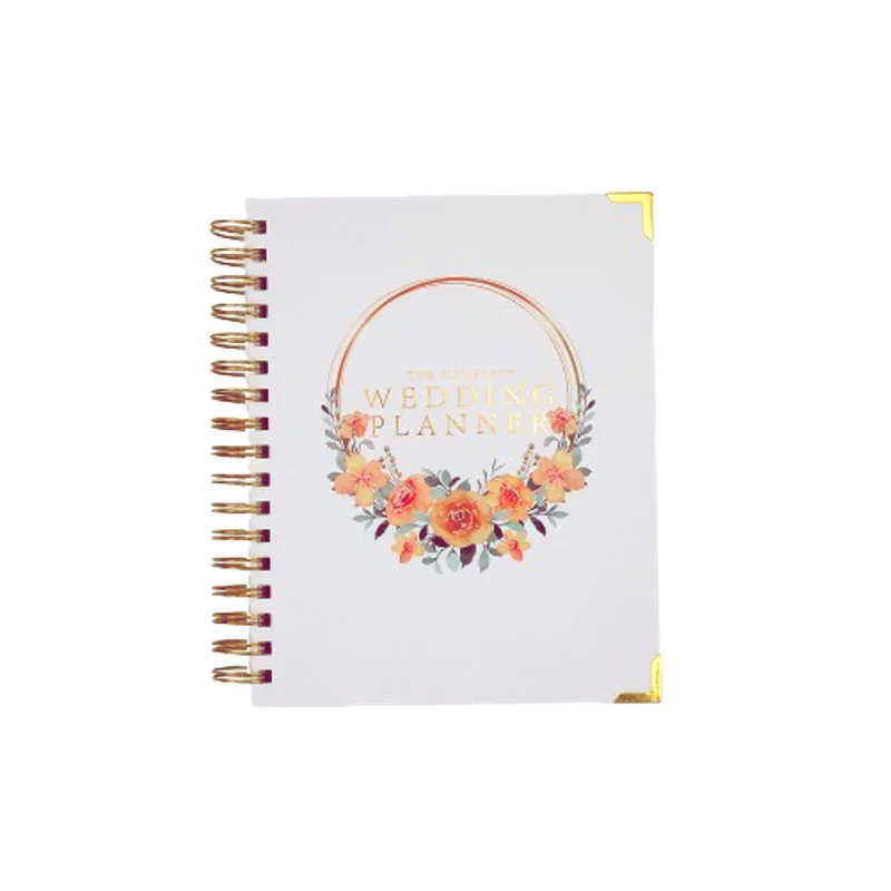 leather journal Luxury Custom Binder Wed Planner Set white My Wedding Planner Book