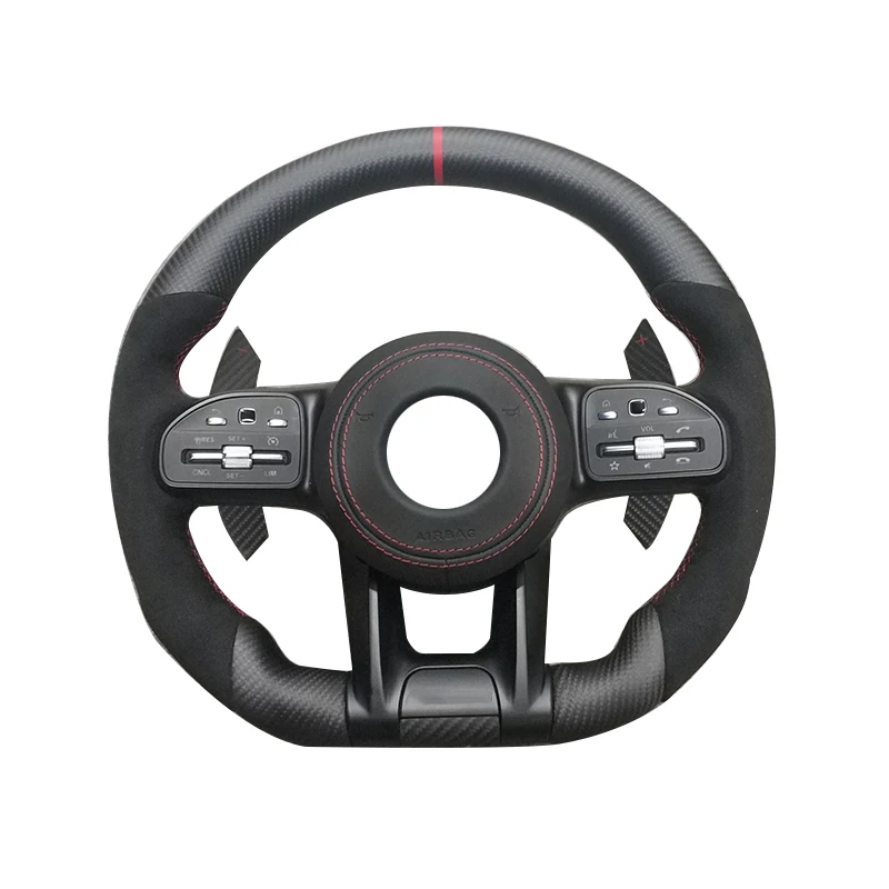 Подходит для Mercedes Benz W223 W222 S400 S450 S63 S500 S480 S680 S580 AMG S из углеродного волокна руль
