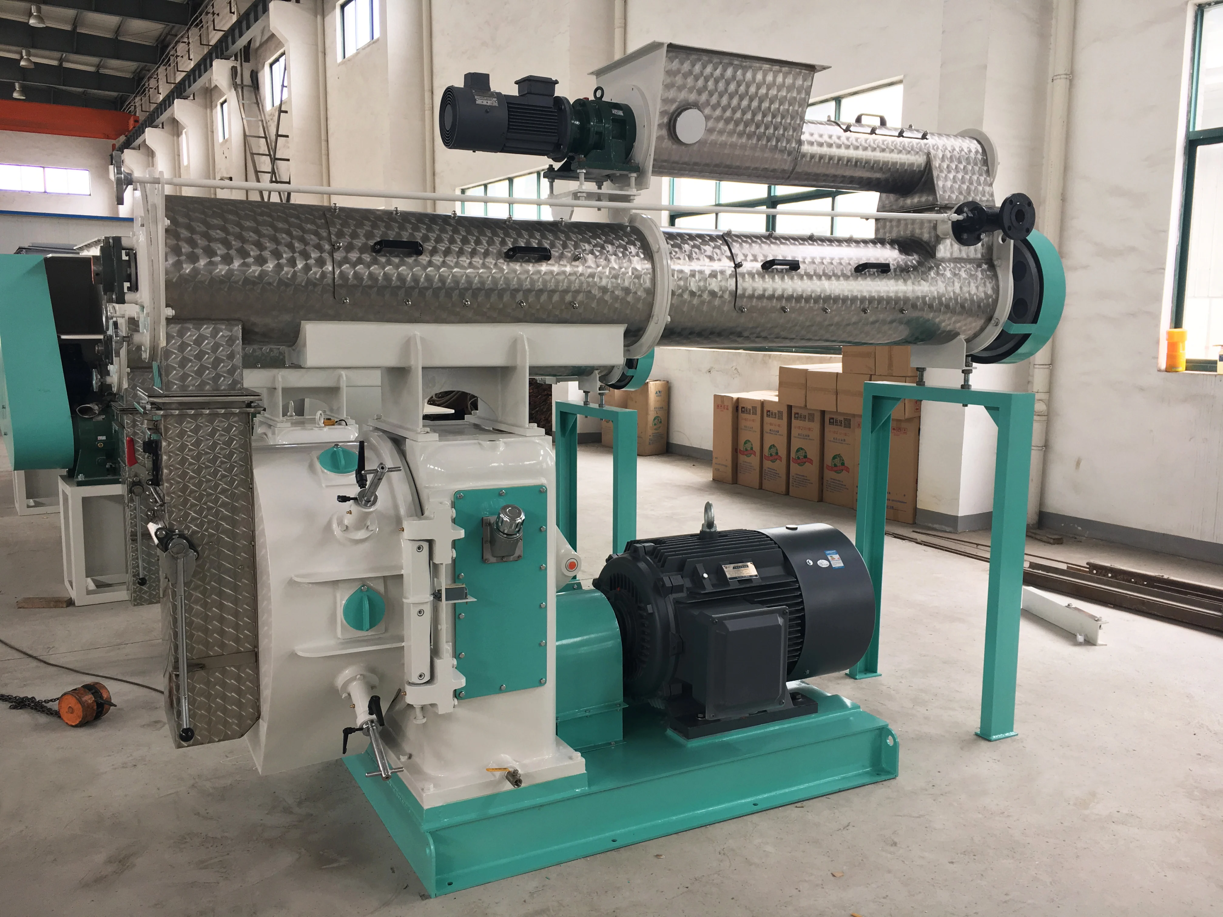 Hot Sale Ring Die type New Design Animal Feed Pellet Making Machine Steel Stainless Material CE ISO certificated