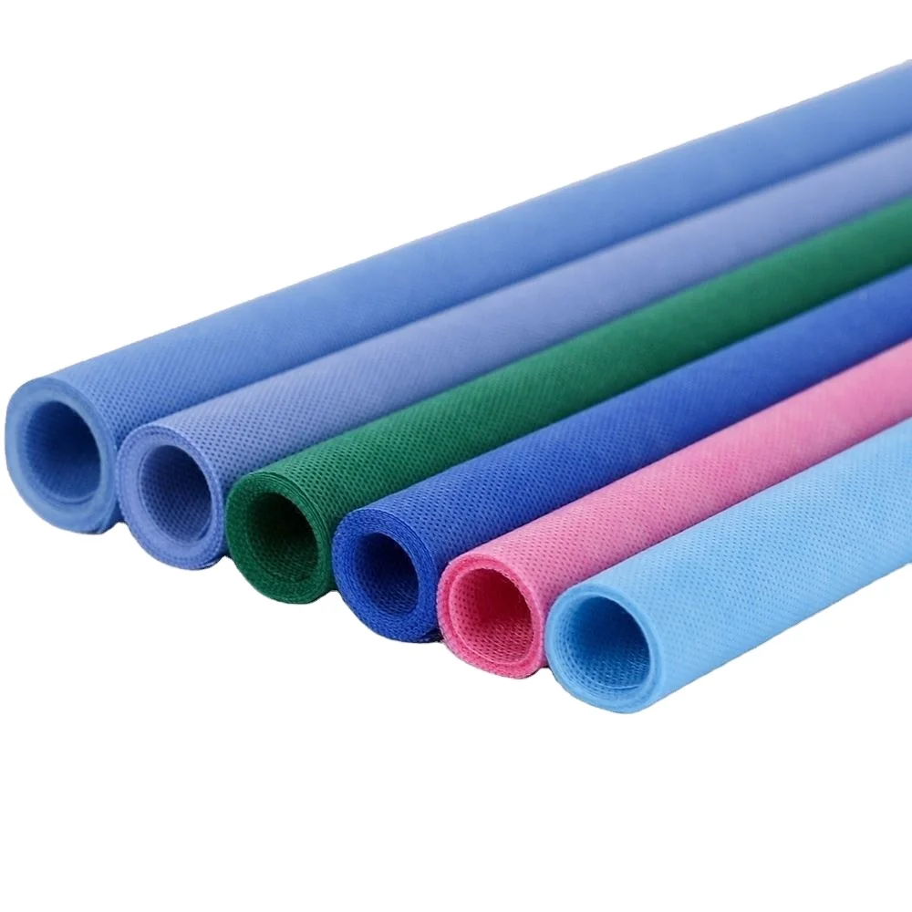 2.4m Width 45g Sms Nonwoven Fabric Blue SSS SMMSS Non Woven Fabric pp spunbond nonwoven fabric