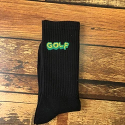 2022 Black Orange White Socks Unisex Men Custom Fashion Sport Letter Crew Socks