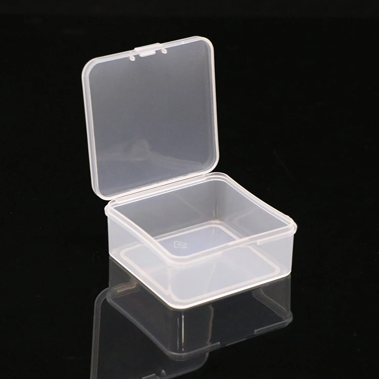 YZM Plastic Acrylic Gift Candy Rectangular Mini Pp Clear Plastic Utility Box Plastic Storage Box  Clear PP Display Box