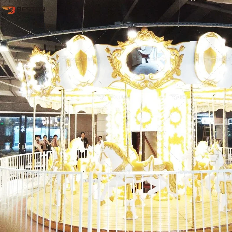 Attraction Happy Swing Outdoor Child Play Merry Go Round Carousel