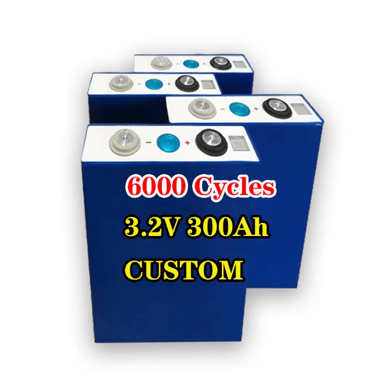 lithium ion batteries 300ah lithium phosphate prismatic cell grade a Deep Cycle 3.2V 300Ah Lithium Batteries