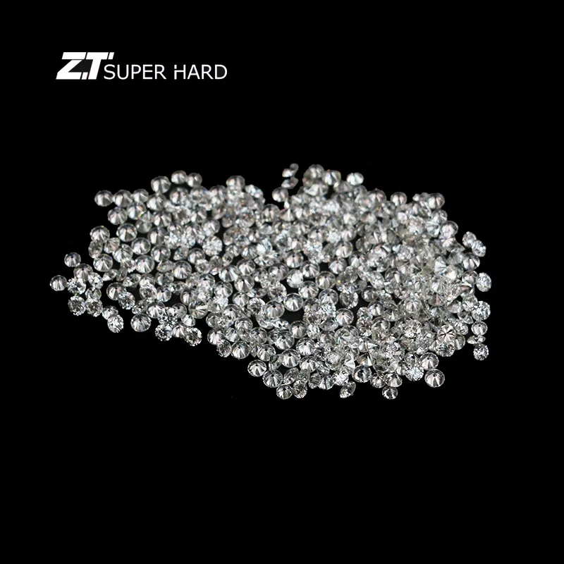 Wholesale 0.05 ct 2.8mm 2.5mm 5 point loose lab grown hthp cvd diamonds 2.3mm 0.05 carat round diamond price
