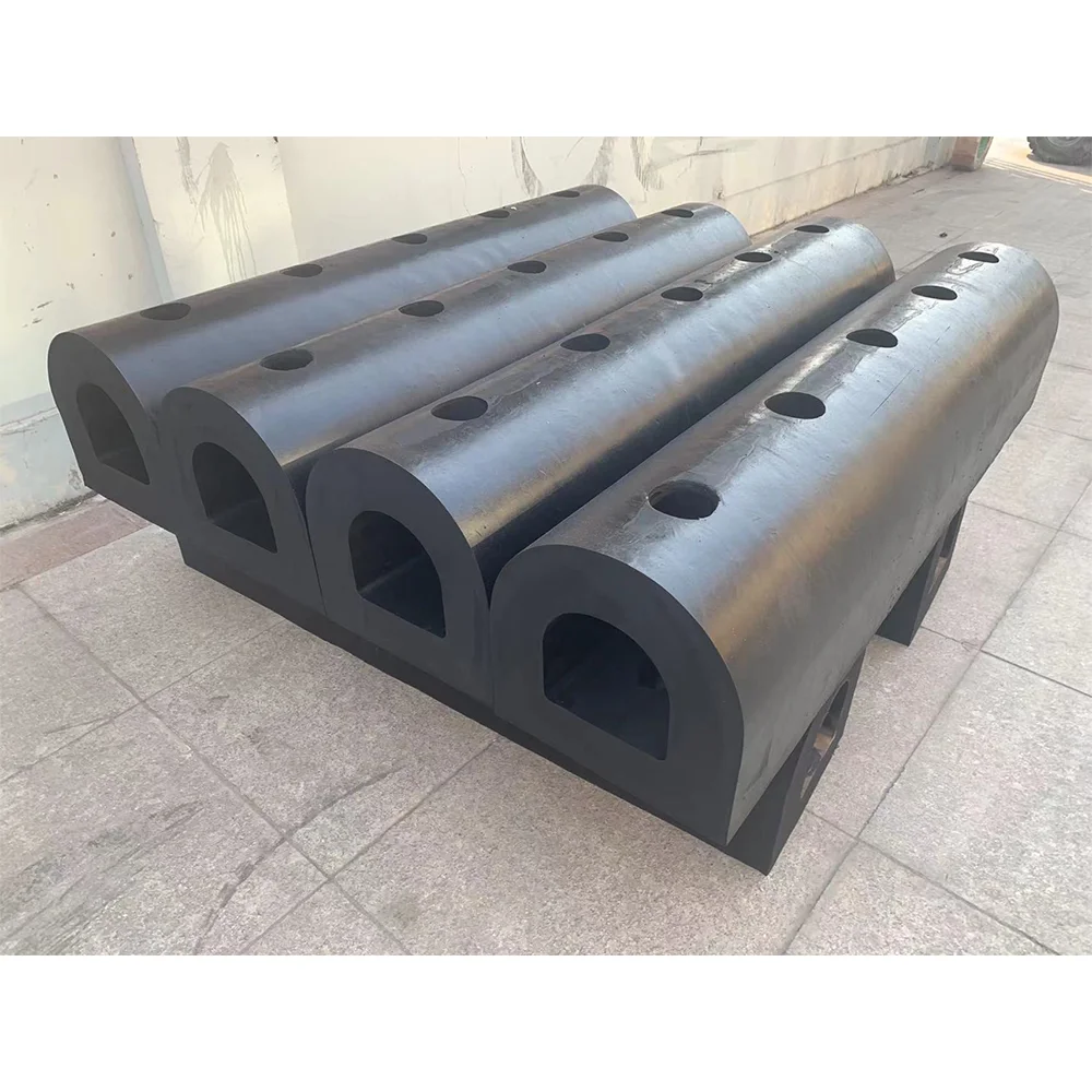 D shape marine solid rubber fender rubber dock fender