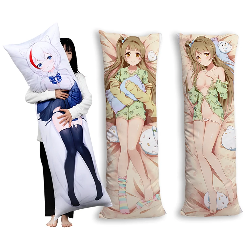 Наволочка с принтом аниме 40x100 см подушка для Otaku Dakimakura Japan 60x170 сублимационная Подушка dakimakura 60x180