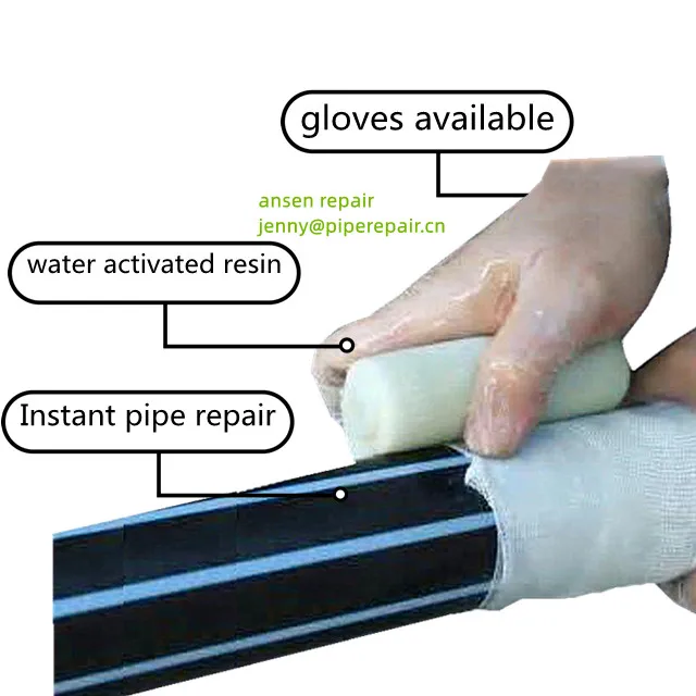 Quick Repair Kit For Pipe Leaks Armor Wrap Marine Repair Tape Fiber Pipe Repair Bandage