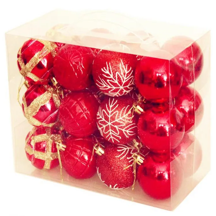 Fashion 24 pcs per lot Christmas ball  For Christmas Day