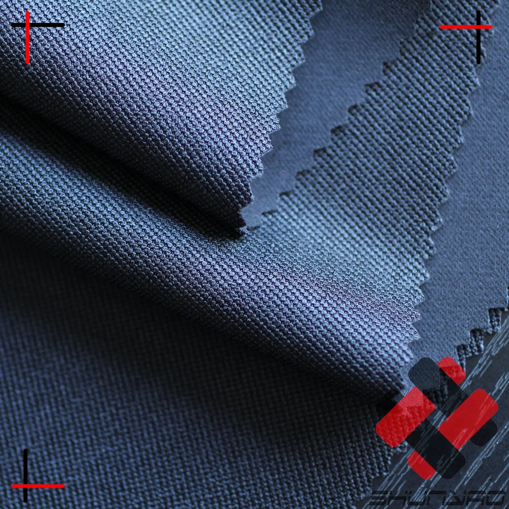 4 way stretch polyester soft spandex fabric for tracksuit