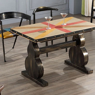 
High Quality Solid Wood Table Top Restaurant Dining Table 