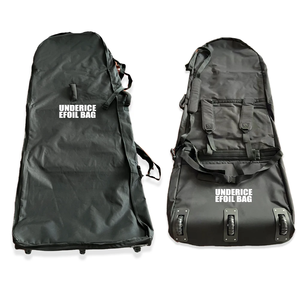 UNDERICE Electric Surfboards Wheeled Bag Surfboard Cover 600D Thick Foam Padded Hydrofoil Equipment Black Board Bag