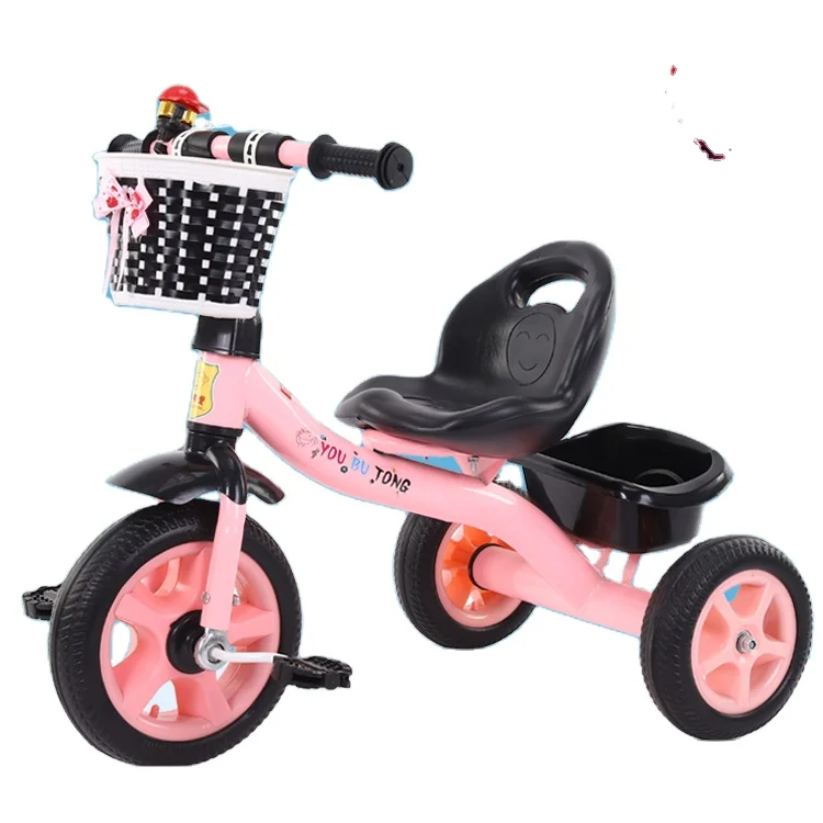 High quality Tricycle for Kids 2-6 Years 3 Wheels Aluminum Baby Walkers Ride on Toy Boy Trike Made In China