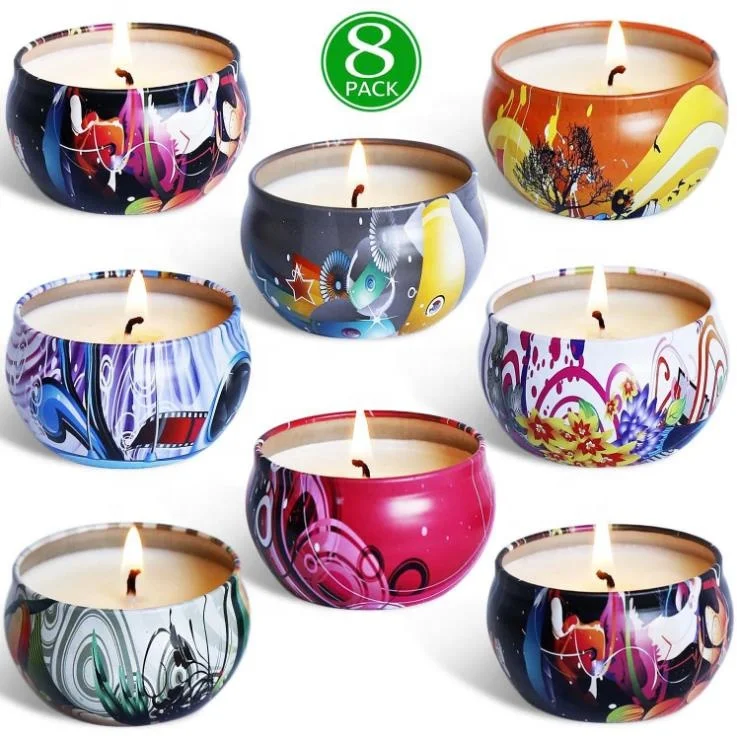 Supplies Custom Wholesale Candle Gift Set Luxury Fragrance Smokeless Private Label Aroma Natural Soy Wax Scented Candles