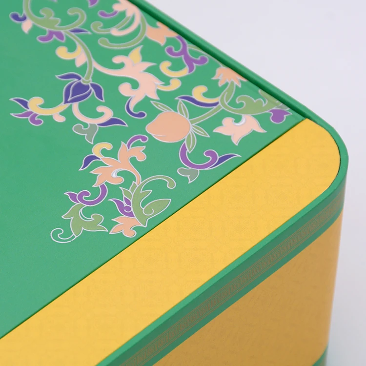 Креативная конструкция Дворцовый стиль эко-бумага функциональное решение Винтажный Зеленый косметический Лифт подарочная коробка дизайн упаковки на заказ