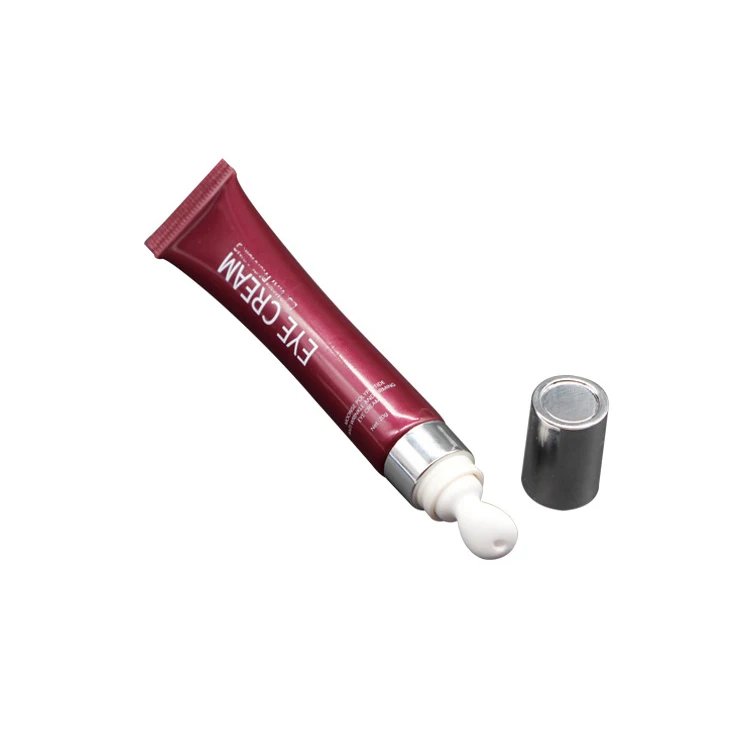 
15ml eye cream high quality ceramic massage moisturizing makeup packaging essential oil plastic tube 