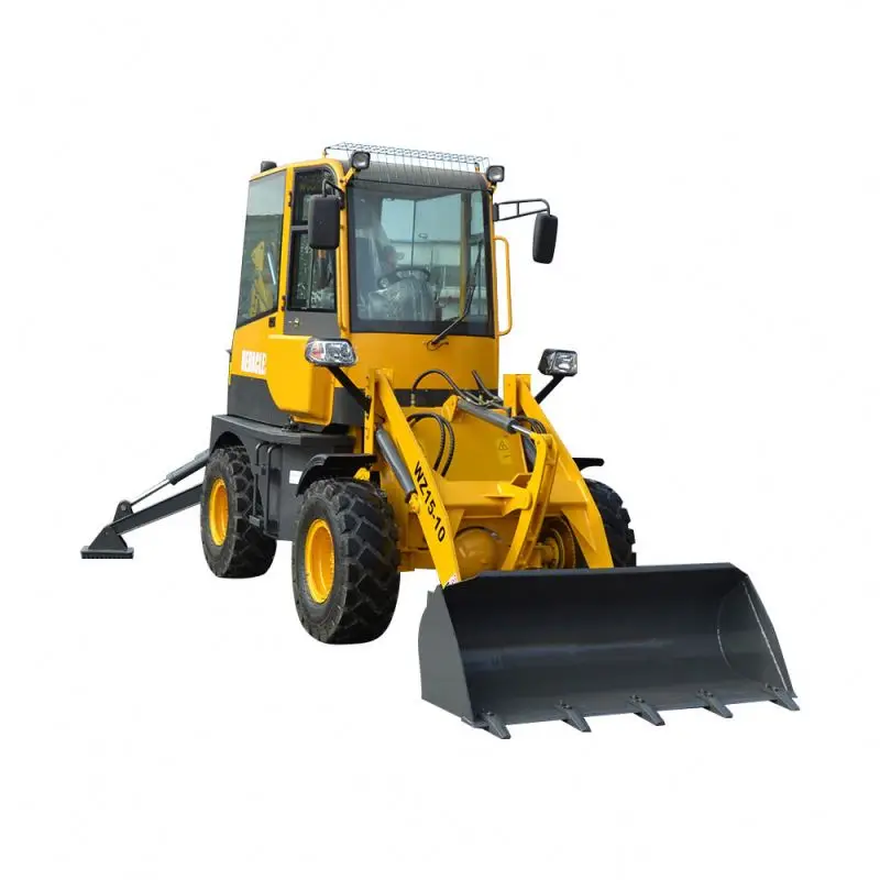 Multifunctional Wheel backhoe Excav Loaders With Mower ForkliftS For Cultivators
