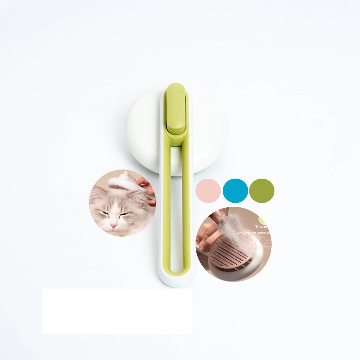 Заводская Горячая продажа легко использовать ПЭТ полые иглы расческа для выпадения Собака Кошка щетка ухода ха шерстью животных с кнопкой