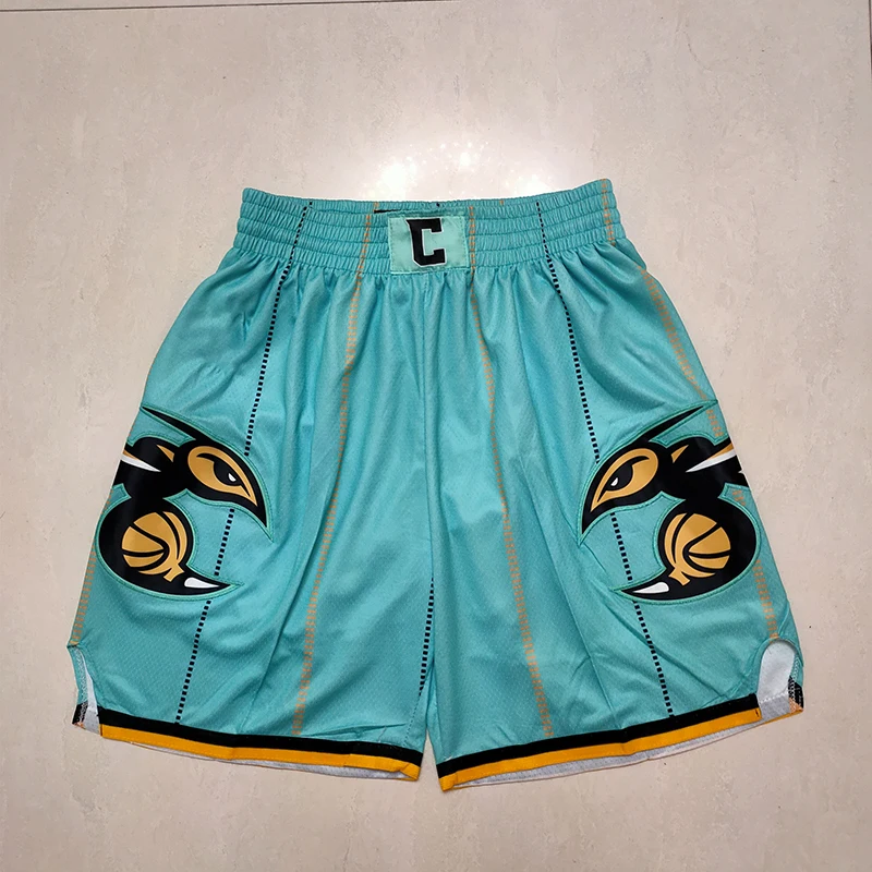 Latest Men Just Don Top Quality Outdoor Sports Casual Polyester Embroidery Drop Shipping Wear Zipper Pockets Shorts