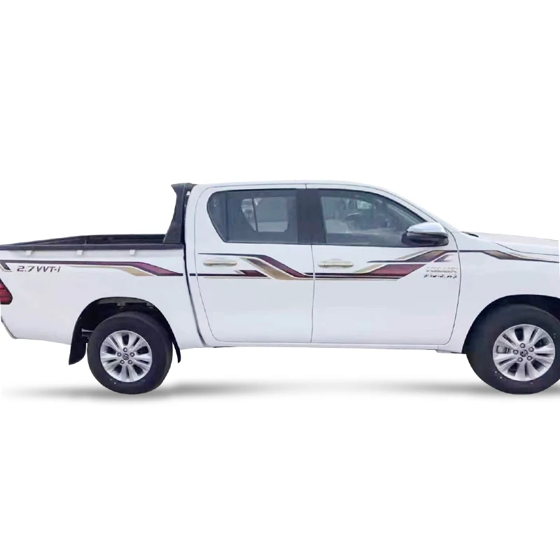 2022 Dubai Double Cab 4X4 Pickup glowing car decals stickers vinyl for Toyota Hilux 2022
