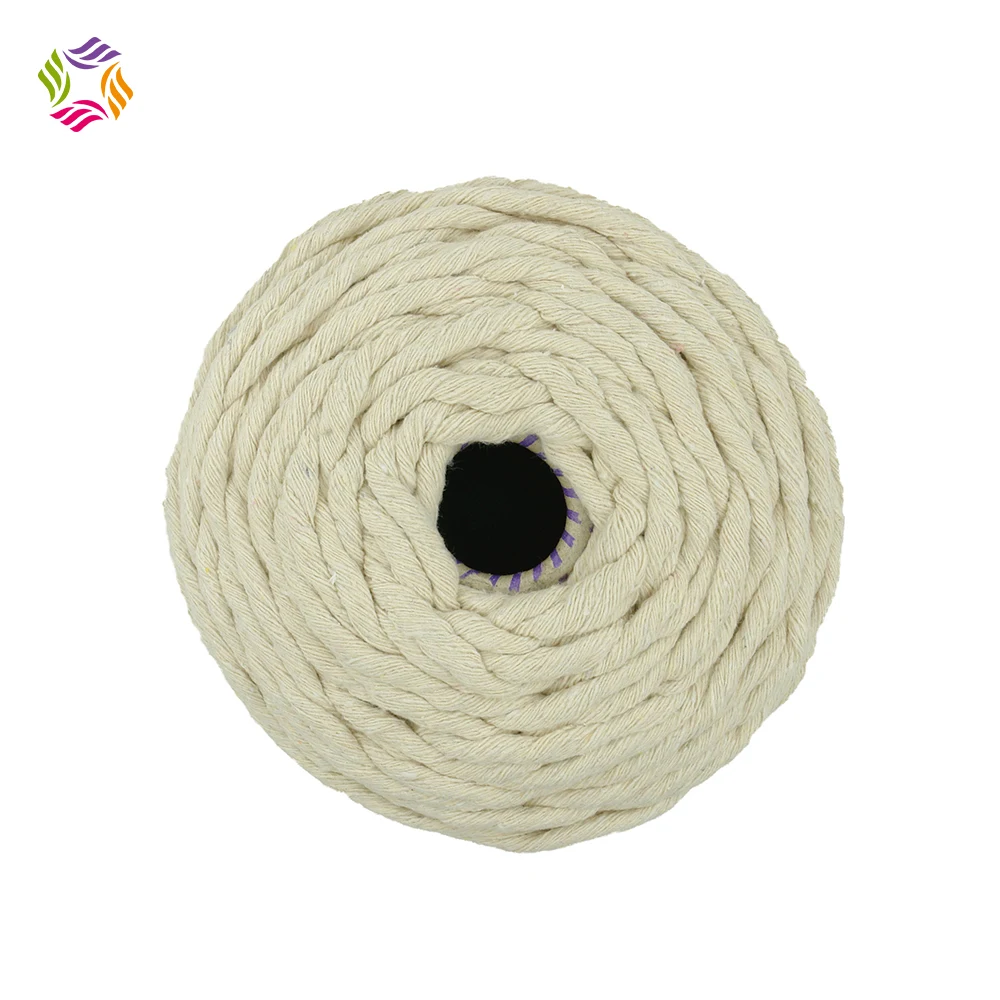 Charmkey Wholesale 100% Recycled Cotton Big Cone Yarn For Hand Knitting