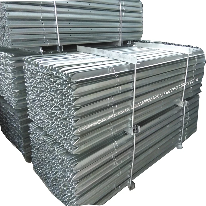 Australian Farm  Y Fence  Post / Star Picket in Galvanized or  Black Bitumen Coated