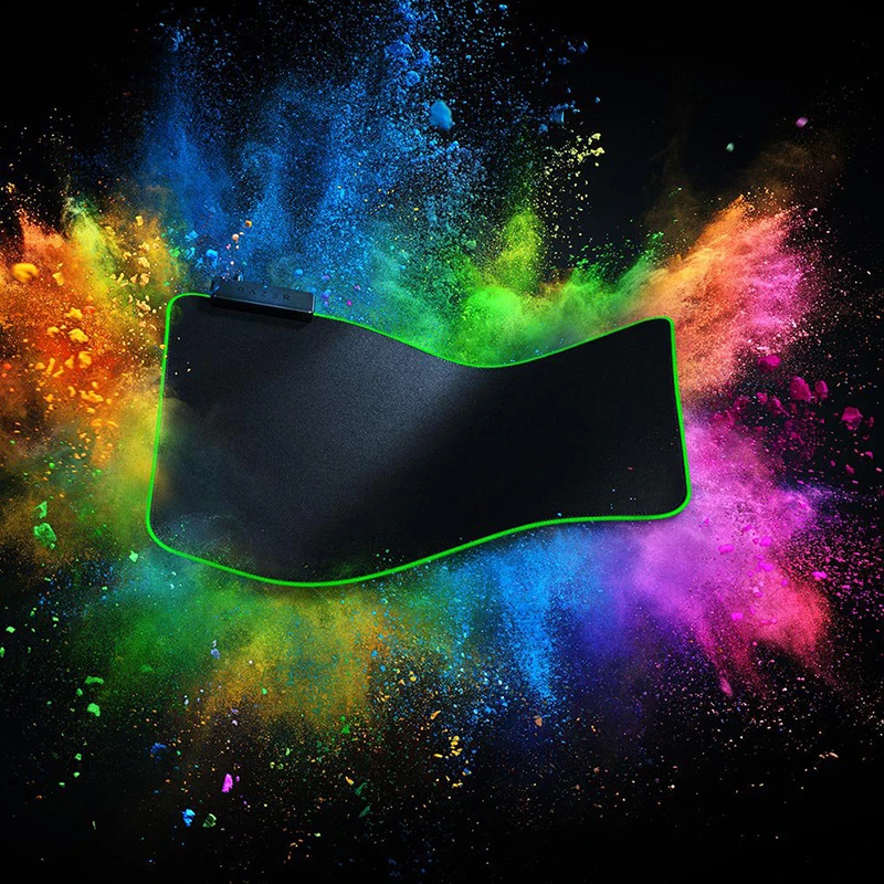 Razer Goliathus Chroma Black Mouse Pad Soft Gaming Mouse Mat 3 mm Mousepad Powered by Razer Chroma