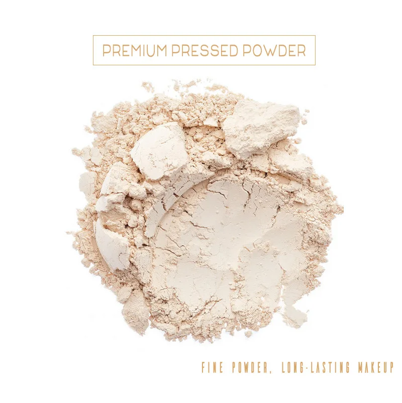 Oil-control Matte Even Skin Tone Face Foundation Pressed Powder Palette Private Label Waterproof Customized Package Female 10G