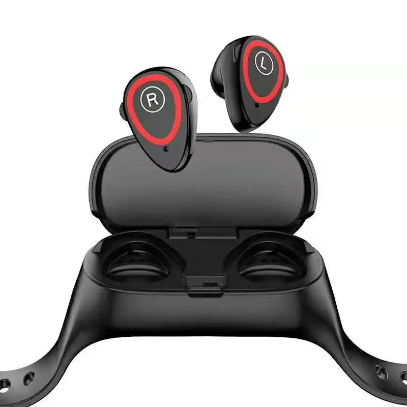 2020 New Arrival tws Earphone Wireless bt Headphone Headset Earbuds HOT Smart band Wristwatch M1