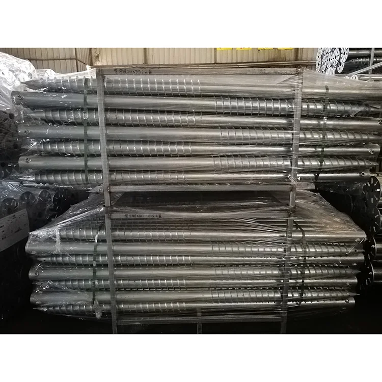 Flange Screw Pipe Ground Earth Anchor Spiral