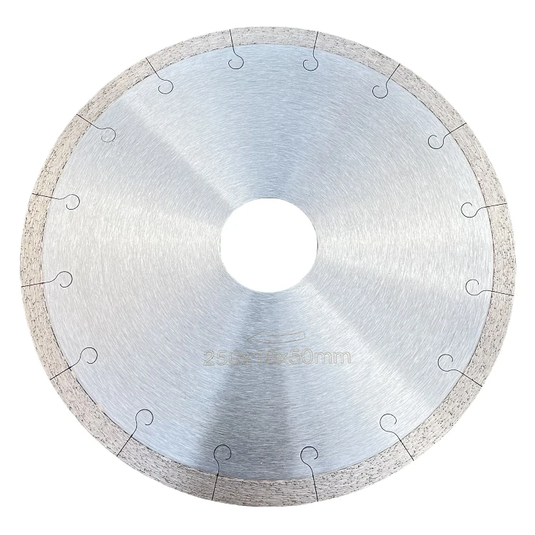 USA quality  fast cutting no chip long life fishing slots  250mm 2.2mm diamond saw blade to cut hard porcelain  tile