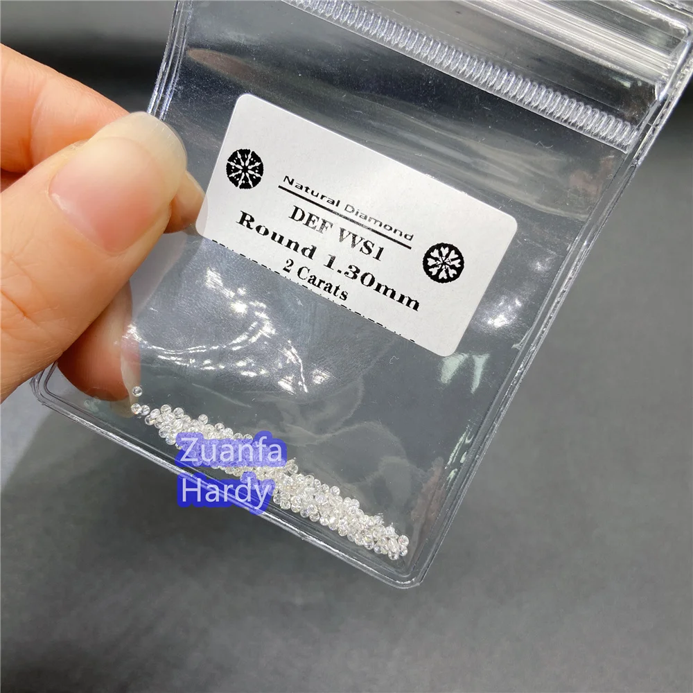 Zuanfa Hot Sale For Fine Jewelry Small Sizes DEF VVS1 Natural Diamond Loose Diamond