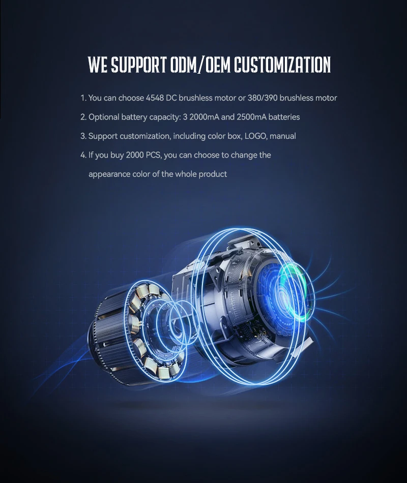 90000 RPM Portable AIR duster and vacuum cleaner 6000mah Multi-function wireless handheld Computer case keyboard Dust collector