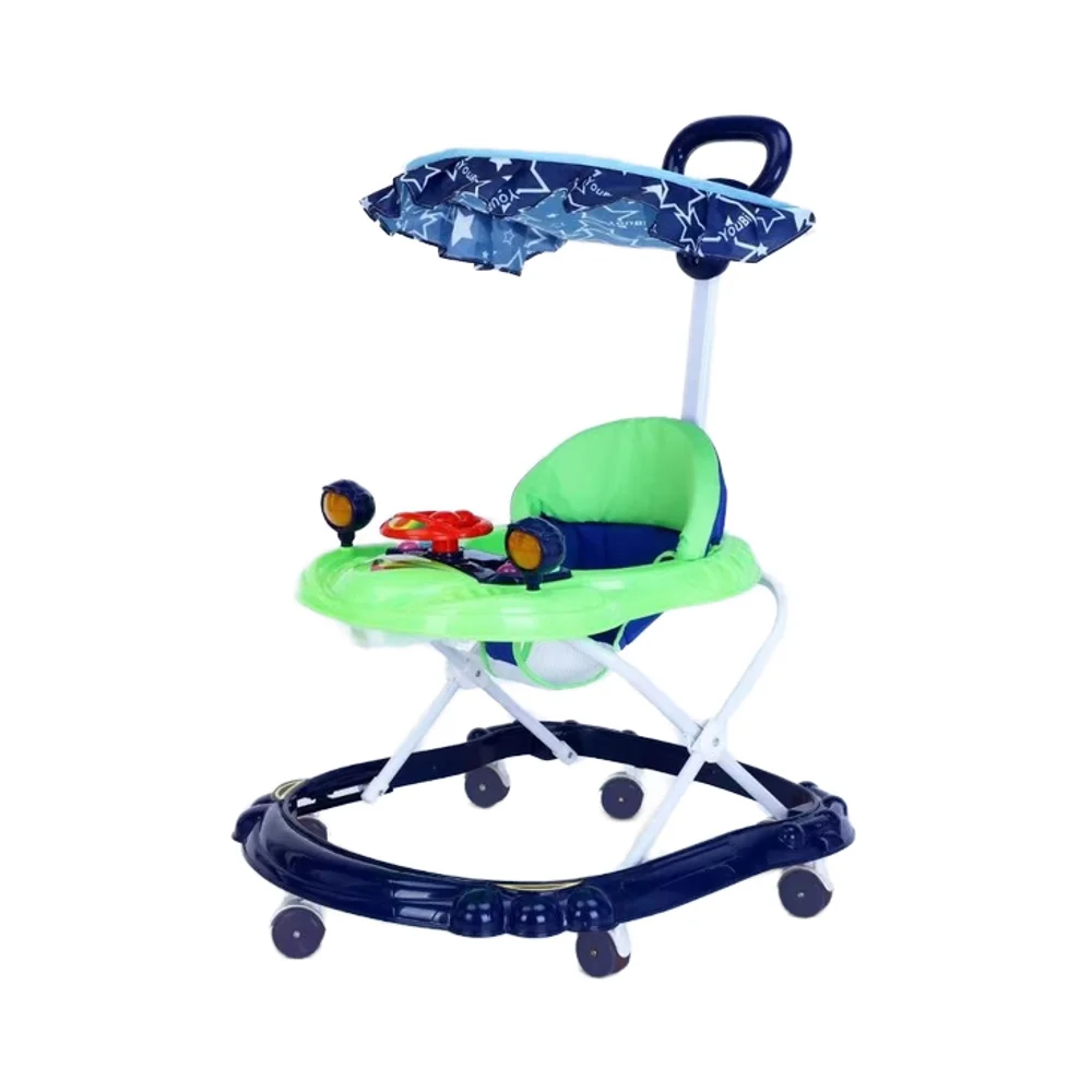 Baby walker anti-O-leg baby multi-functional anti-rollover baby can sit can push learning car starting