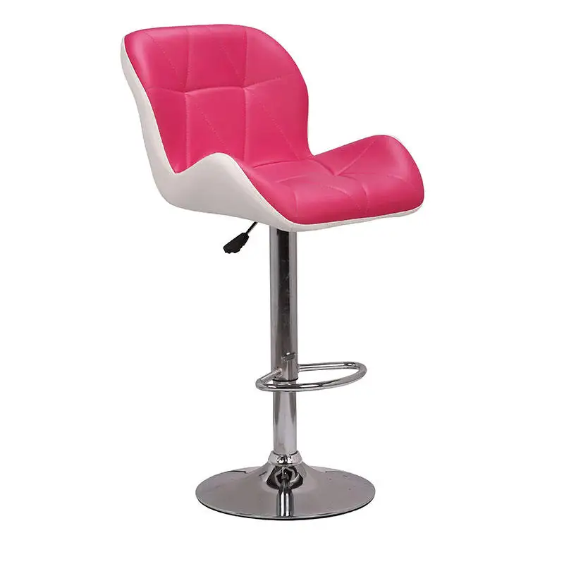 Custom Modern Bar Front Desk Bar Swivel Chair Leather Rotary Lift Adjustment Stool Bar Chairs