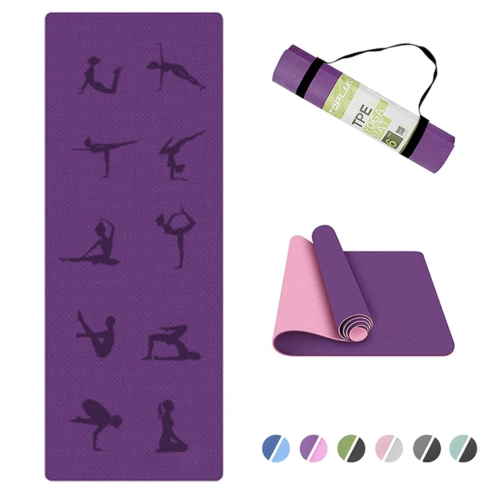 Tking Eco Friendly Cork And Tpe/natural Rubber Non-slip Fitness Yoga Mats With Logo Portugal For Gym Market Household