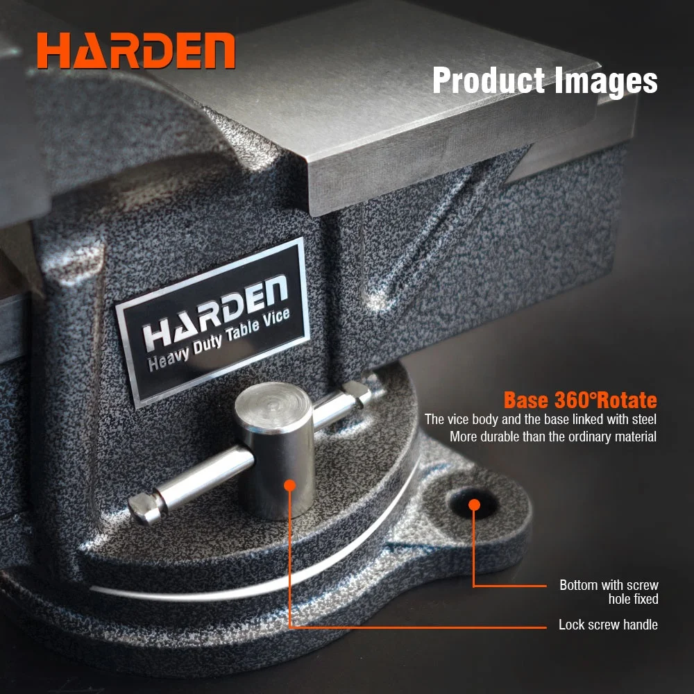 Профессиональные тиски для стола из сверхпрочной легированной стали 5 \