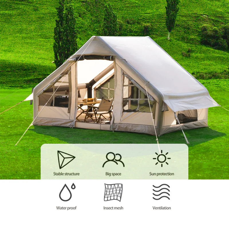 Hiking Luxury Automatic Inflatable Tent Outdoor Camping, Outdoor Inflatable House Tent, Oxford Fabric Inflatable Tent/