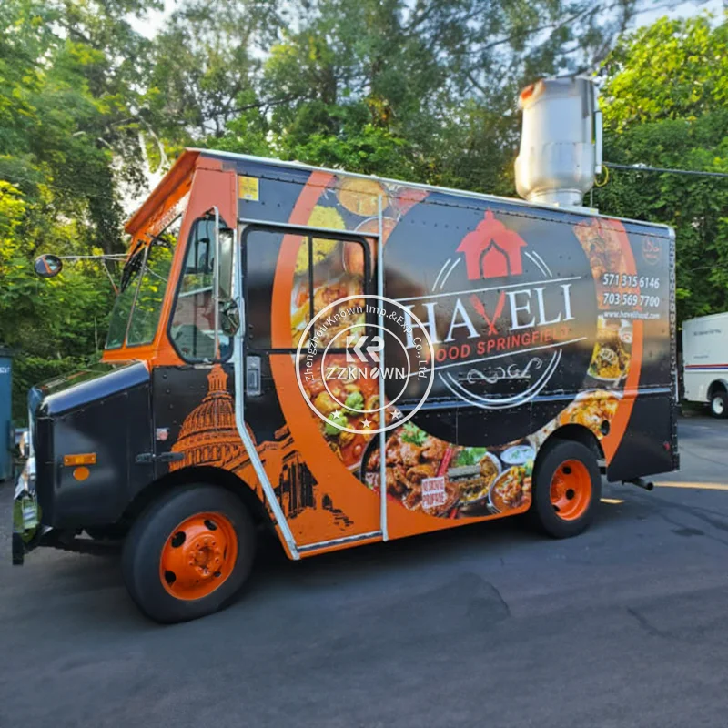 Promotion Price OEM ODM Electric Food Truck Big Capacity Mobile Kitchen Burger BBQ Food Caravan For Sale